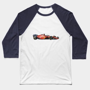 Racing Car in watercolours pattern illustration, Formula 1 watercolours Baseball T-Shirt